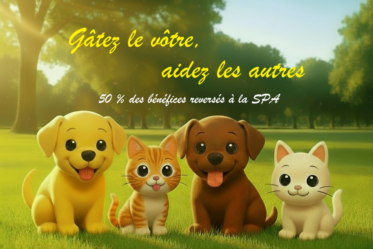 ChoupiPatte – Boutique solidaire pour animaux, accessoires chiens et chats – 50 % des bénéfices reversés