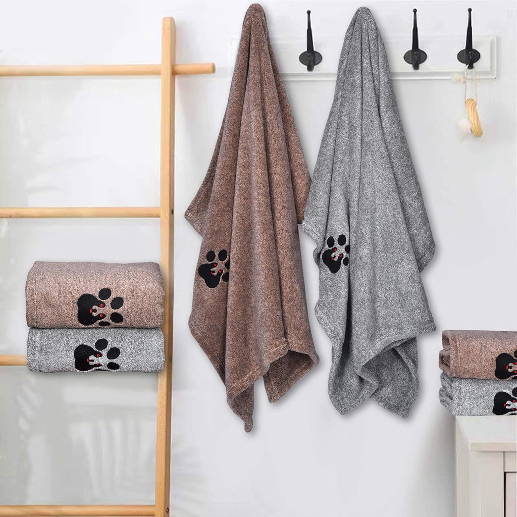 Serviette microfibre ultra absorbante pour chien et chat ChoupiPatte