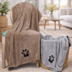 Serviette microfibre ultra absorbante pour chien et chat ChoupiPatte